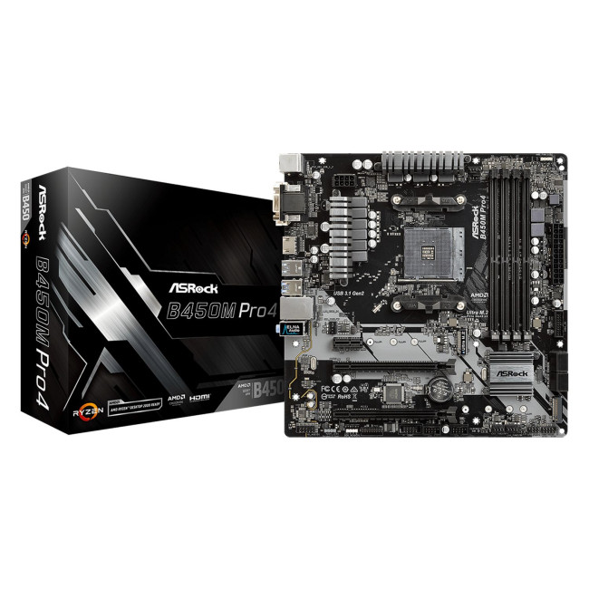 Motherboard ASRock B450M Pro4 DDR4 AM4