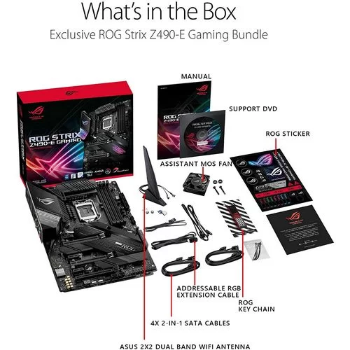 לוח אם Asus ROG STRIX Z490-E GAMING DDR4 LGA1200