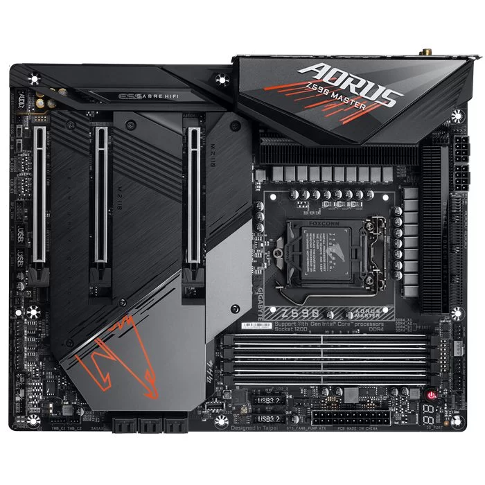 Motherboard Gigabyte Z590 AORUS MASTER DDR4 DIMM LGA1200