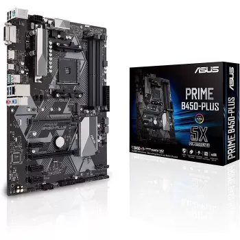לוח אם Asus PRIME B450-PLUS DDR4 DIMM AM4