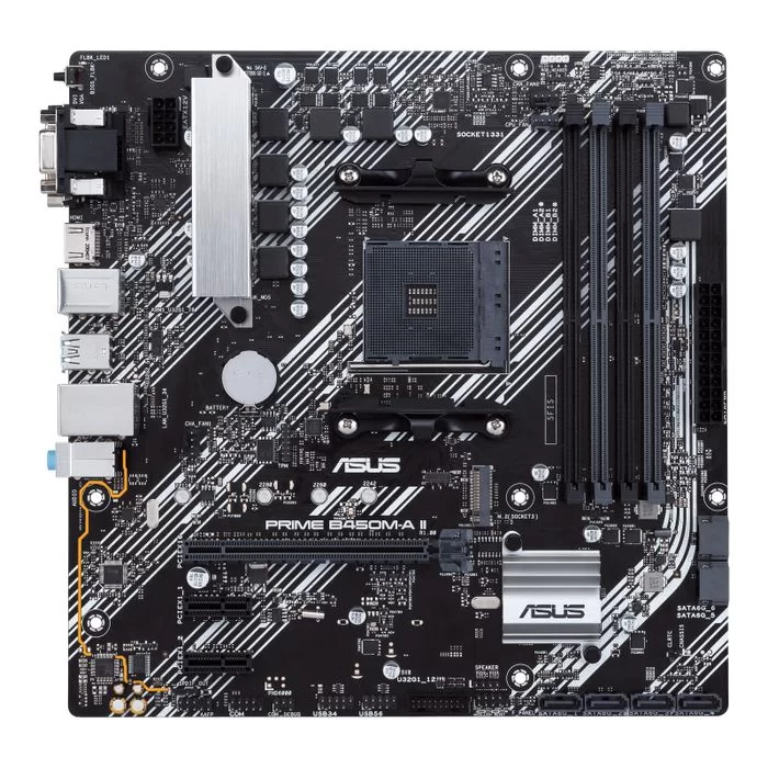 לוח אם Asus PRIME B450M-A II DDR4 DIMM AM4 לוח אם Asus PRIME B450M-A II DDR4 DIMM AM4