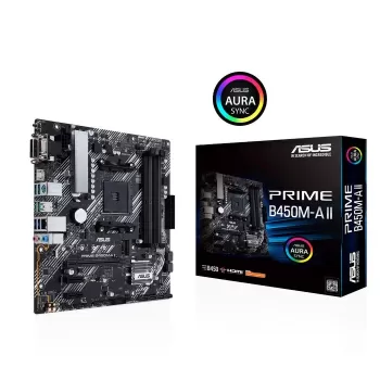 לוח אם Asus PRIME B450M-A II DDR4 DIMM AM4