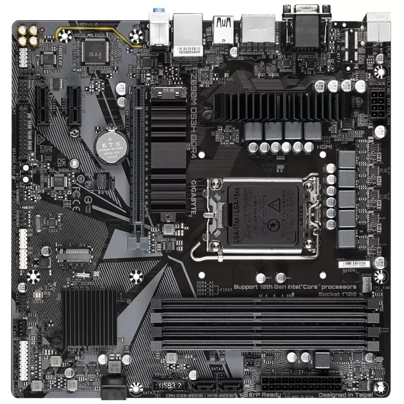 Motherboard Gigabyte Z690M DS3H DDR4 DDR4 DIMM LGA1700
