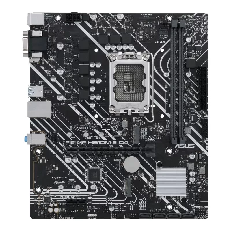 Материнская Плата Asus PRIME H610M-E D4 DDR4 DIMM LGA1700