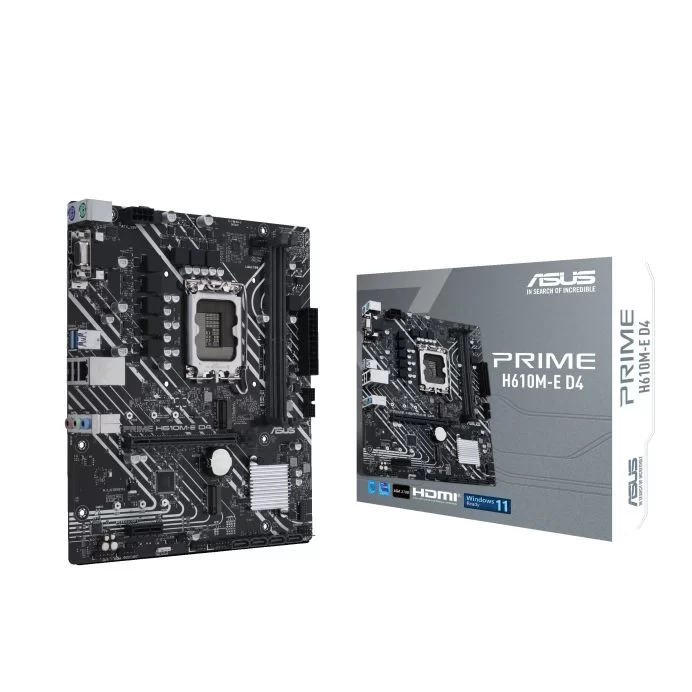 Материнская Плата Asus PRIME H610M-E D4 DDR4 DIMM LGA1700
