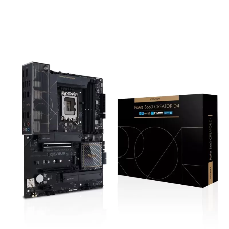 לוח אם Asus ProArt B660-CREATOR D4 DDR4 DIMM LGA1700 לוח אם Asus ProArt B660-CREATOR D4 DDR4 DIMM LGA1700
