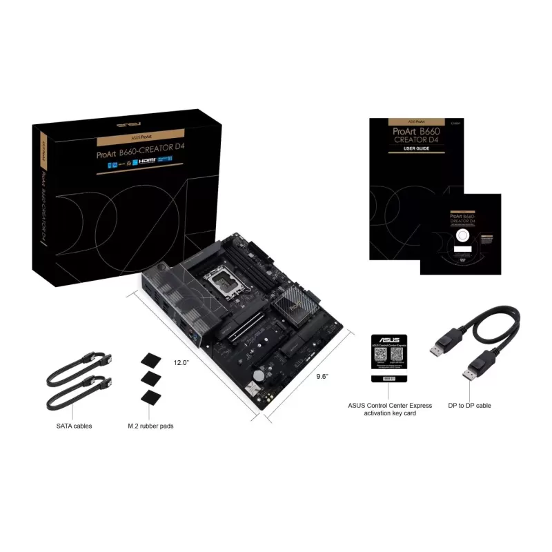 לוח אם Asus ProArt B660-CREATOR D4 DDR4 DIMM LGA1700 לוח אם Asus ProArt B660-CREATOR D4 DDR4 DIMM LGA1700