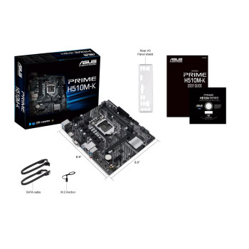 Материнская Плата Asus PRIME H510M-K DDR4 LGA1200 Материнская Плата Asus PRIME H510M-K DDR4 LGA1200