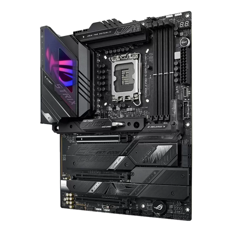 לוח אם Asus ROG STRIX Z790-E GAMING WIFI DDR5 DIMM LGA1700 לוח אם Asus ROG STRIX Z790-E GAMING WIFI DDR5 DIMM LGA1700