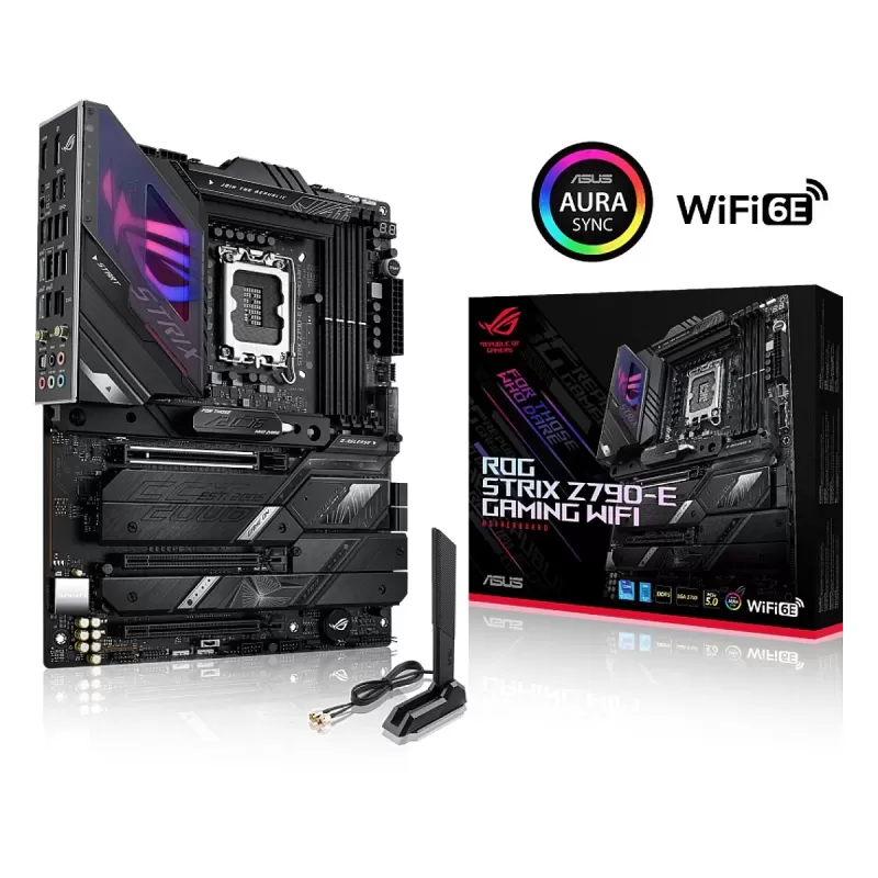 לוח אם Asus ROG STRIX Z790-E GAMING WIFI DDR5 DIMM LGA1700 לוח אם Asus ROG STRIX Z790-E GAMING WIFI DDR5 DIMM LGA1700