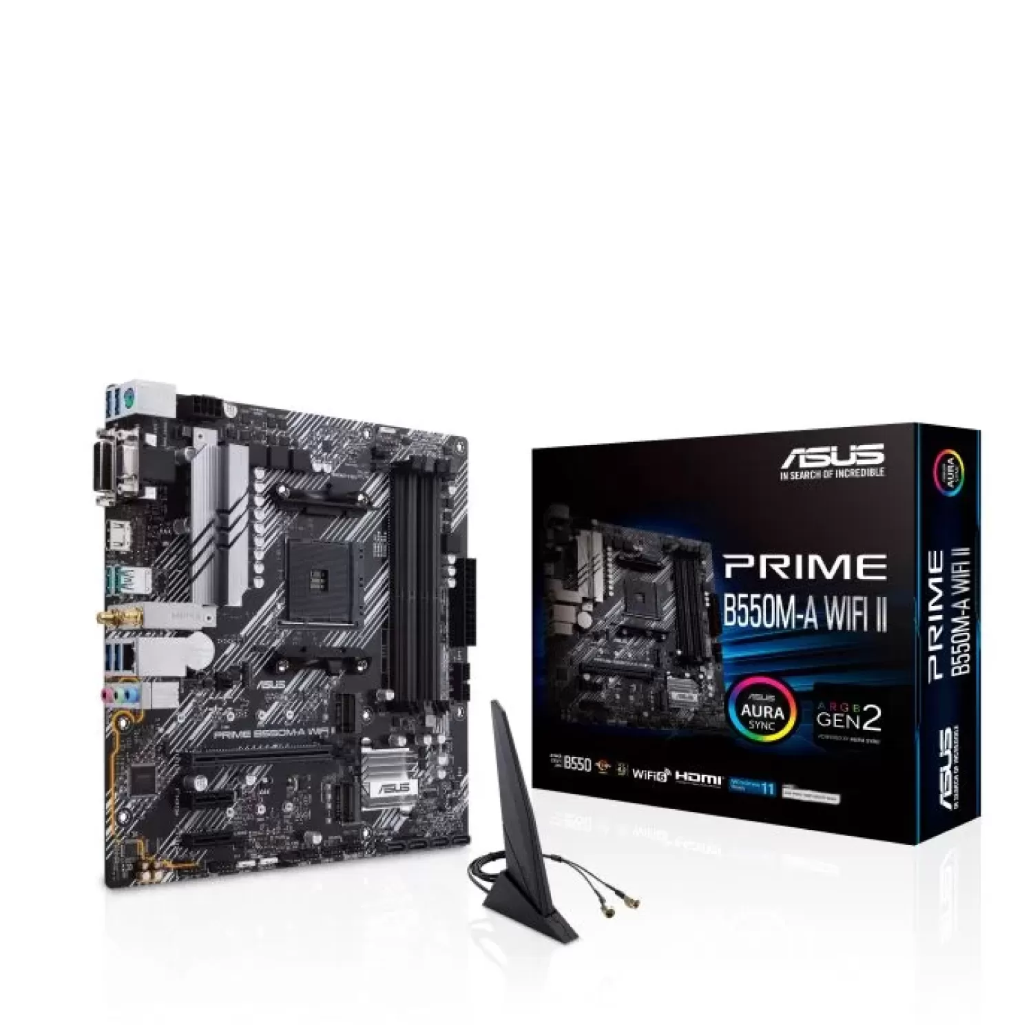 Материнская Плата Asus PRIME B550M-A WIFI II DDR4 DIMM AM4