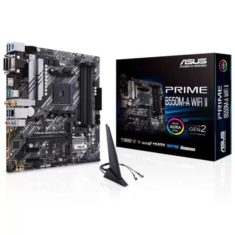 Motherboard Asus PRIME B550M-A WIFI II DDR4 DIMM AM4