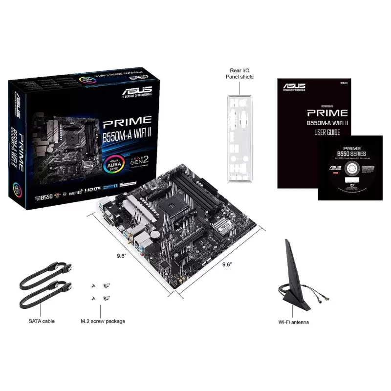 Motherboard Asus PRIME B550M-A WIFI II DDR4 DIMM AM4