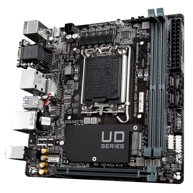 Motherboard Gigabyte H610I DDR4 DDR4 DIMM LGA1700