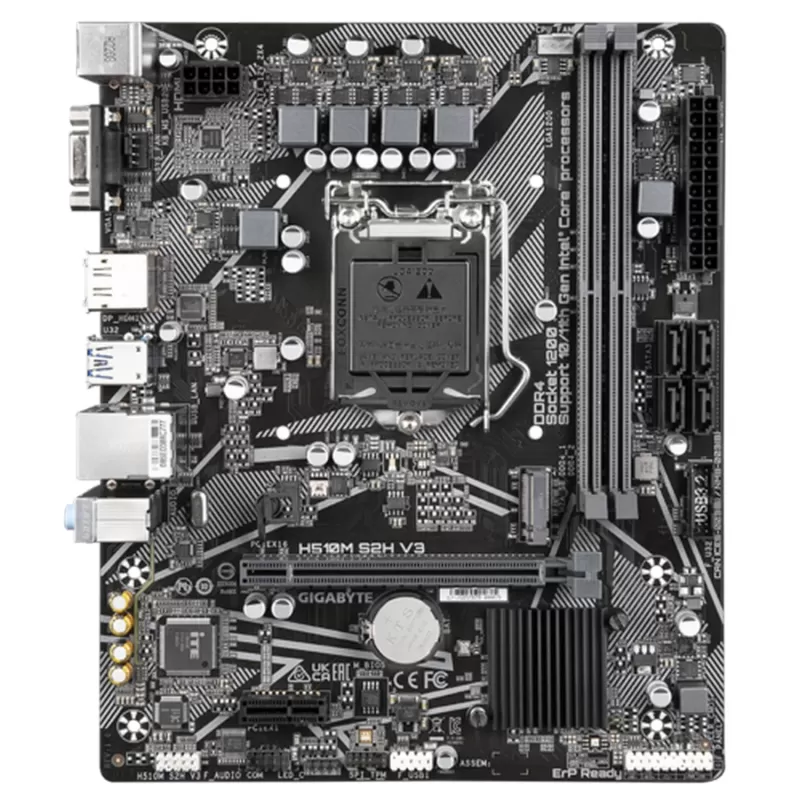 לוח אם Gigabyte H510M S2H V3 DDR4 LGA1200 - יבואן רשמי לוח אם Gigabyte H510M S2H V3 DDR4 LGA1200 - יבואן רשמי