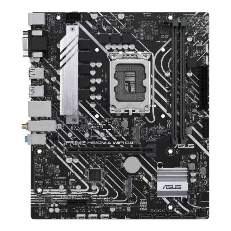 Материнская Плата Asus PRIME H610M-A WIFI D4 DDR4 DIMM LGA1700
