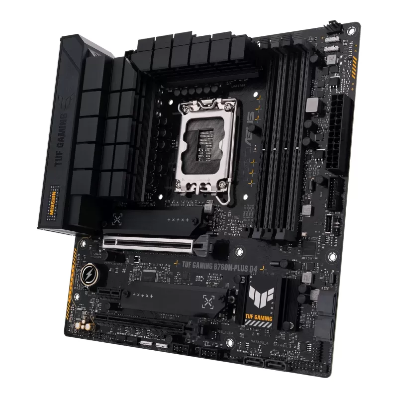 Материнская Плата Asus TUF GAMING B760M-PLUS D4 DDR4 DIMM LGA1700