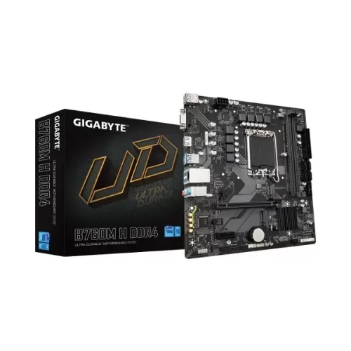לוח אם Gigabyte B760M H DDR4 DDR4 DIMM LGA1700