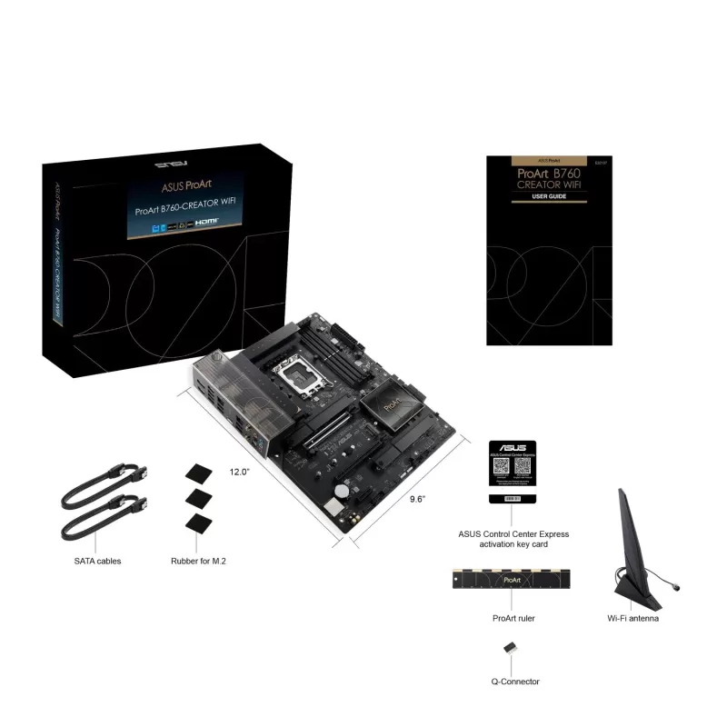 Motherboard Asus ProArt B760-CREATOR WIFI DDR5 DIMM LGA1700 Motherboard Asus ProArt B760-CREATOR WIFI DDR5 DIMM LGA1700