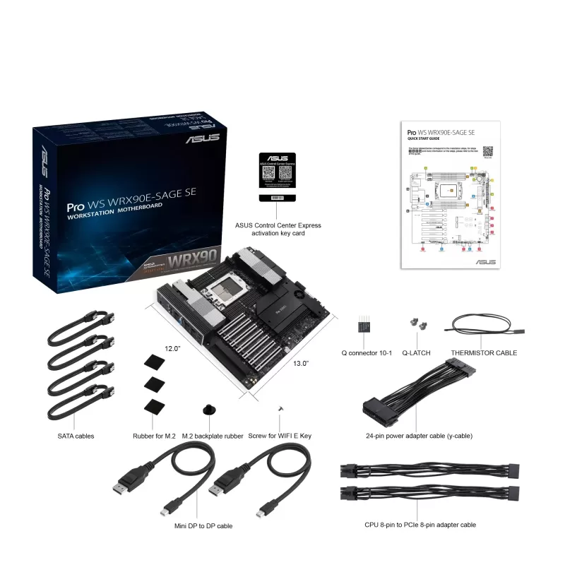 Motherboard Asus Pro WS WRX90E-SAGE SE DDR5, ECC DIMM sTR5