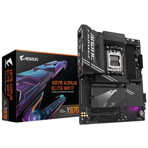 Материнская Плата Gigabyte X870 AORUS ELITE WIFI7 DDR5 AM5 Материнская Плата Gigabyte X870 AORUS ELITE WIFI7 DDR5 AM5