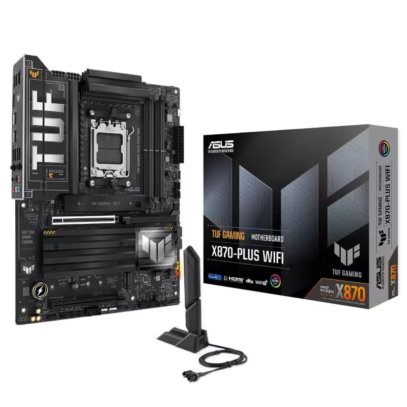 Материнская Плата Asus TUF GAMING X870-PLUS WiFi DDR5 AM5