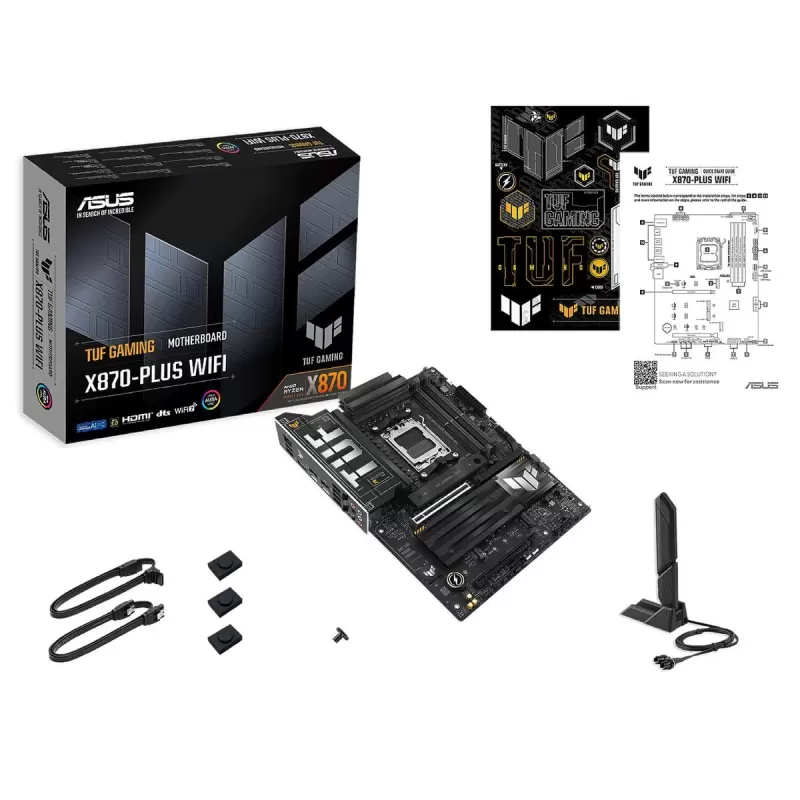 Материнская Плата Asus TUF GAMING X870-PLUS WiFi DDR5 AM5