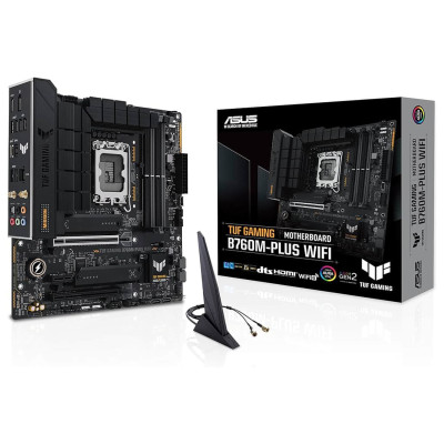 Motherboard ASUS TUF GAMING B760M-PLUS WiFi DDR5 LGA1700 Motherboard ASUS TUF GAMING B760M-PLUS WiFi DDR5 LGA1700