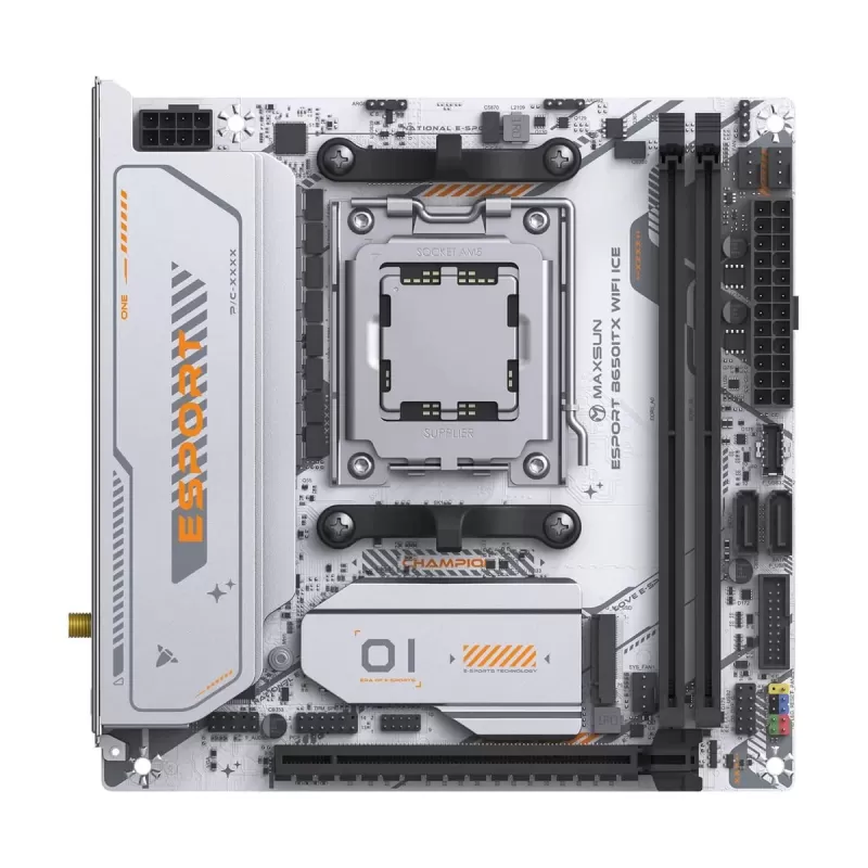 Материнская Плата MAXSUN eSport B650ITX WIFI ICE DDR5 AM5 Материнская Плата MAXSUN eSport B650ITX WIFI ICE DDR5 AM5