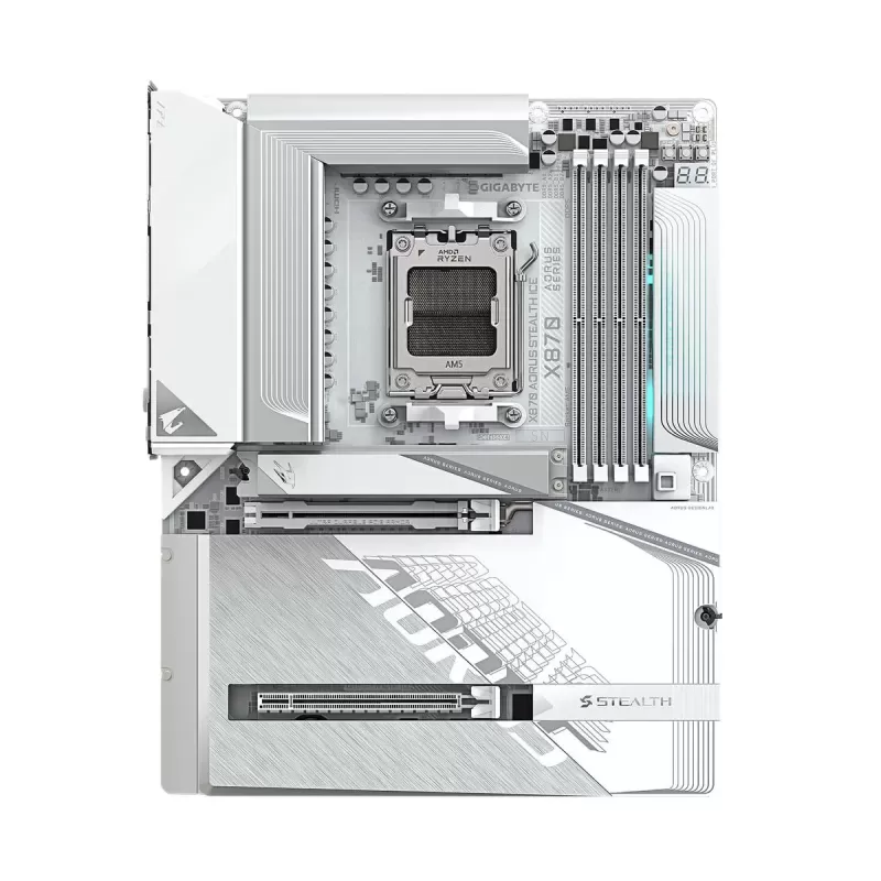 Материнская Плата Gigabyte X870 AORUS STEALTH ICE DDR5 AM5