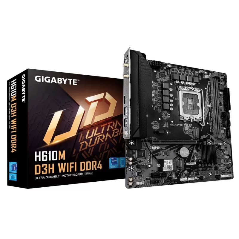 Motherboard Gigabyte H610M D3H WIFI DDR4 LGA1700 - official importer