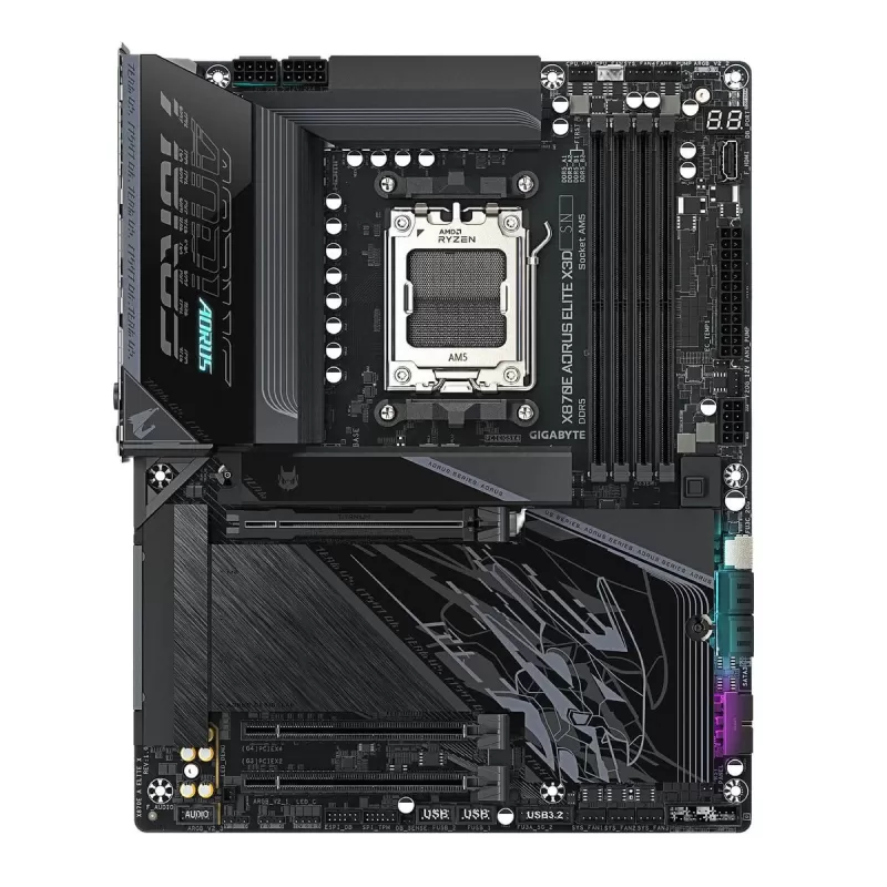 לוח אם Gigabyte X870E AORUS ELITE X3D DDR5 AM5