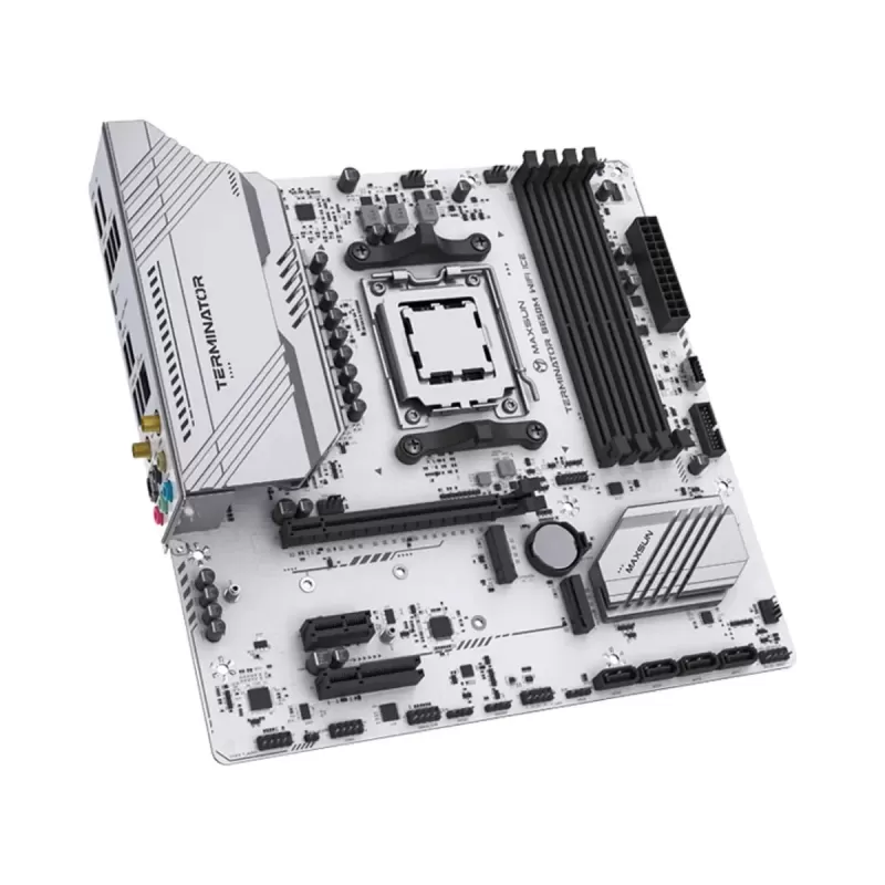 Материнская Плата MAXSUN Terminator B650M WiFi ICE DDR5 AM5