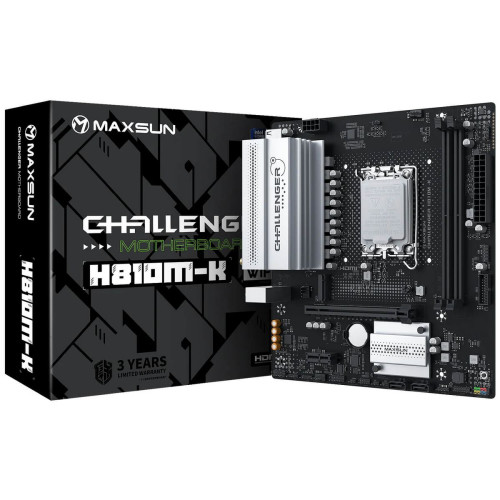 Motherboard MAXSUN Challenger H810M-K WIFI DDR5 1851