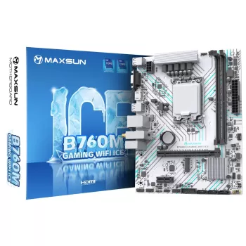 Motherboard MAXSUN B760M GAMING WiFi ICE DDR4 LGA1700