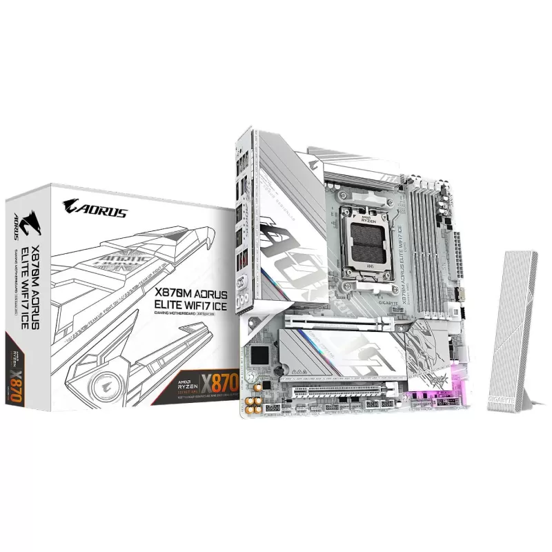 Материнская Плата Gigabyte Aorus X870M AORUS ELITE WiFi7 ICE DDR5 AM5
