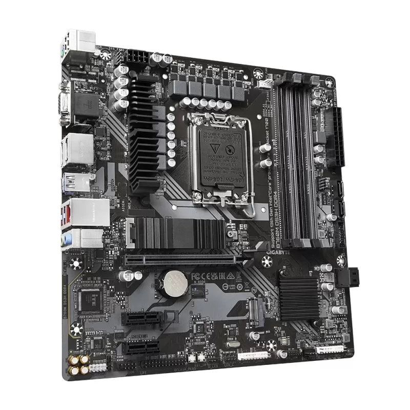 לוח אם Gigabyte B760M DS3H DDR4 DDR4 DIMM LGA1700
