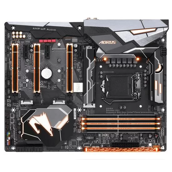 לוח אם Gigabyte Z370 AORUS Gaming 7 DDR4 LGA1151 - יבואן רשמי לוח אם Gigabyte Z370 AORUS Gaming 7 DDR4 LGA1151 - יבואן רשמי