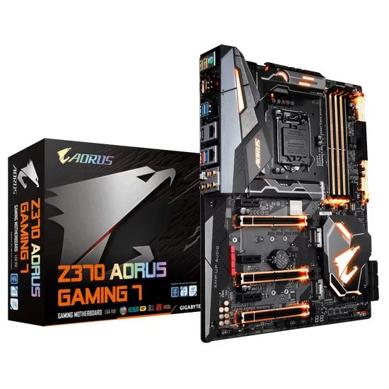 לוח אם Gigabyte Z370 AORUS Gaming 7 DDR4 LGA1151 - יבואן רשמי לוח אם Gigabyte Z370 AORUS Gaming 7 DDR4 LGA1151 - יבואן רשמי