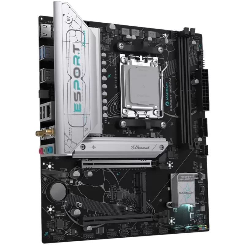 Материнская Плата MAXSUN eSport B850M WIFI6E DDR5 AM5 Материнская Плата MAXSUN eSport B850M WIFI6E DDR5 AM5