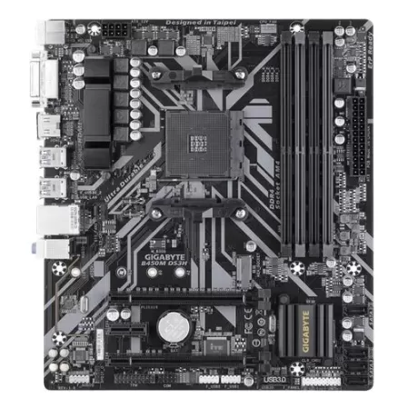לוח אם Gigabyte B450M DS3H DDR4 AM4 - יבואן רשמי