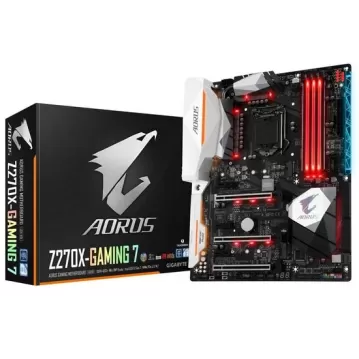 לוח אם Gigabyte GA-Z270X-Gaming 7 DDR4 LGA1151 - יבואן רשמי לוח אם Gigabyte GA-Z270X-Gaming 7 DDR4 LGA1151 - יבואן רשמי