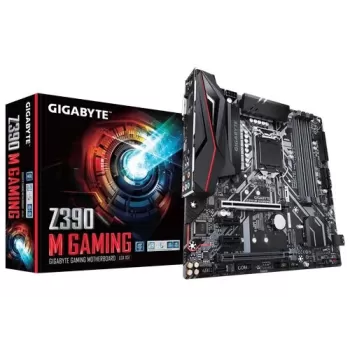 Материнская Плата Gigabyte GA-Z390 M GAMING DDR4 LGA1151 - официальный импортер Материнская Плата Gigabyte GA-Z390 M GAMING DDR4 LGA1151 - официальный импортер