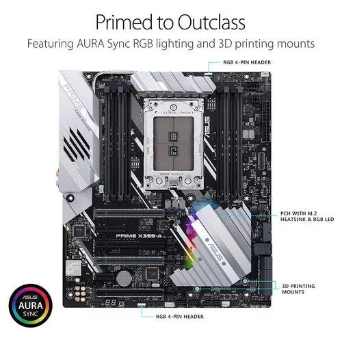 Motherboard Asus PRIME X399-A DDR4 TR4 Motherboard Asus PRIME X399-A DDR4 TR4