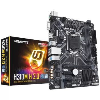 לוח אם Gigabyte H310M H DDR4 LGA1151 - יבואן רשמי