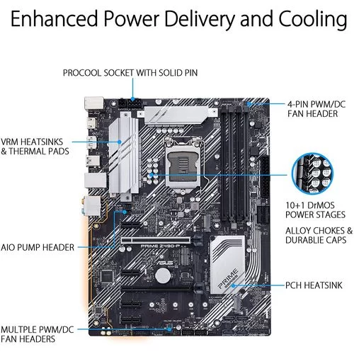 לוח אם Asus PRIME Z490-P DDR4 LGA1200