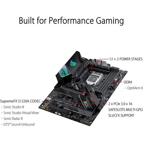 Motherboard Asus ROG STRIX Z490-F GAMING DDR4 LGA1200