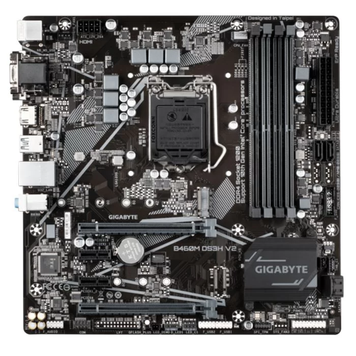 Motherboard Gigabyte B460 DS3H V2 DDR4 LGA1200 - official importer