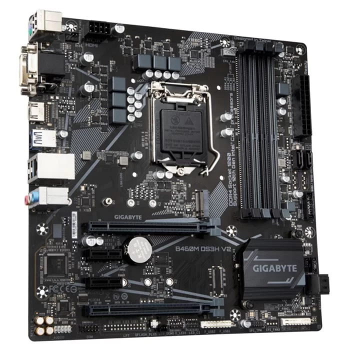 Motherboard Gigabyte B460 DS3H V2 DDR4 LGA1200 - official importer