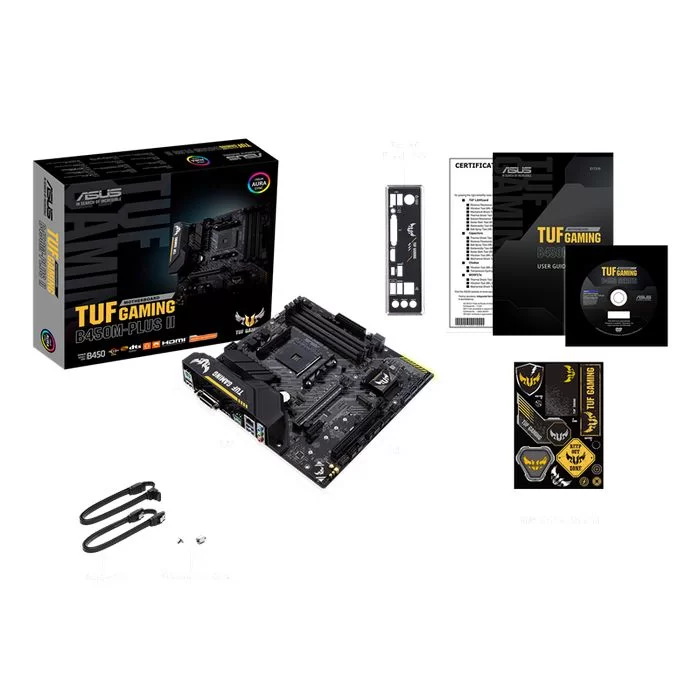 Motherboard Asus TUF GAMING B450M-PLUS II DDR4 DIMM AM4 Motherboard Asus TUF GAMING B450M-PLUS II DDR4 DIMM AM4